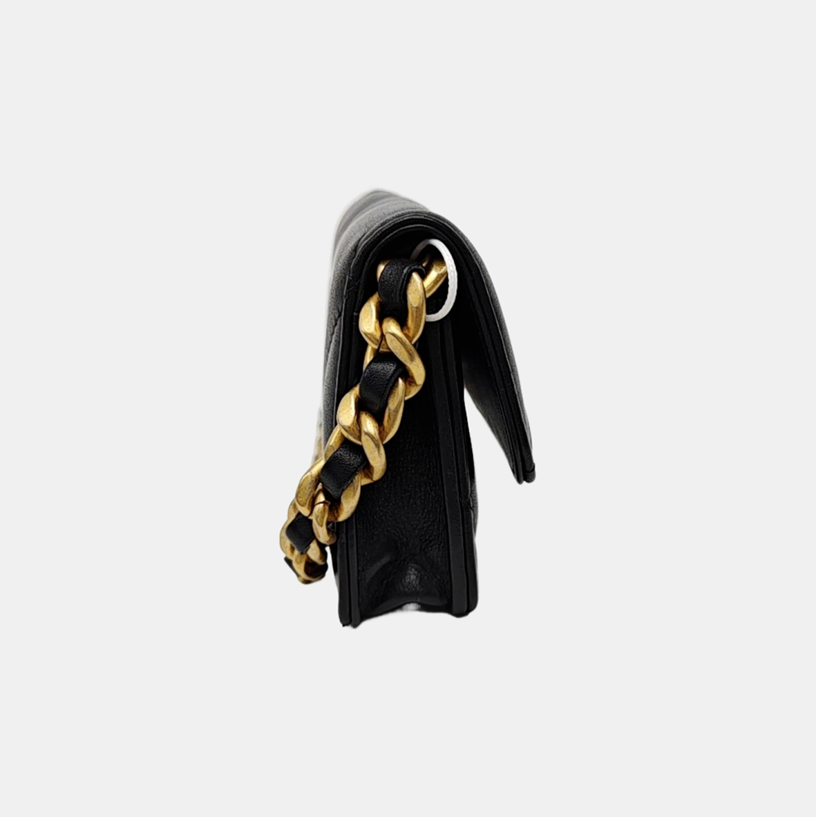 CHANEL 19 Small Quilted Lambskin Black