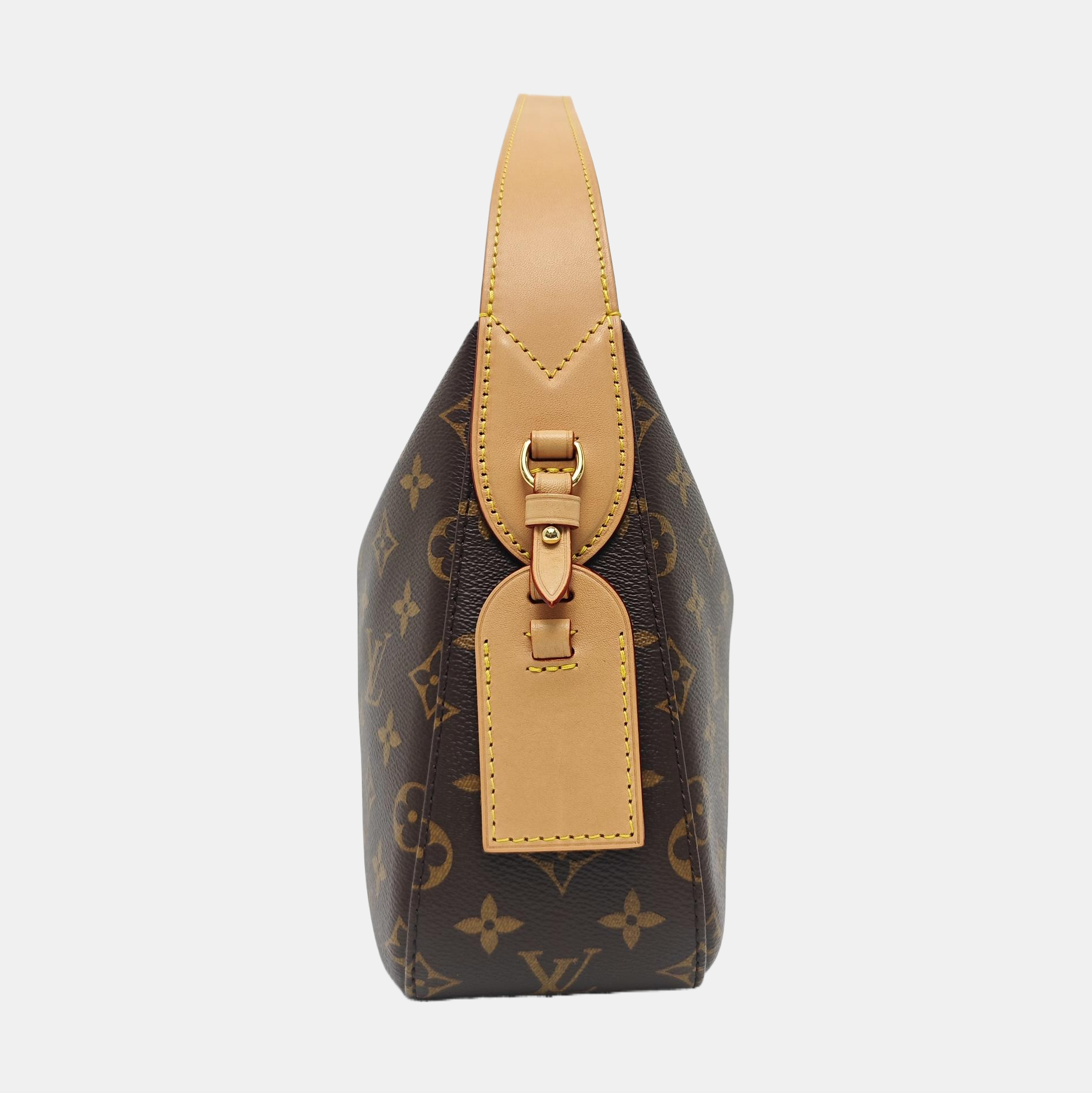 SLOUCHY PM Monogram Coated Canvas Brown