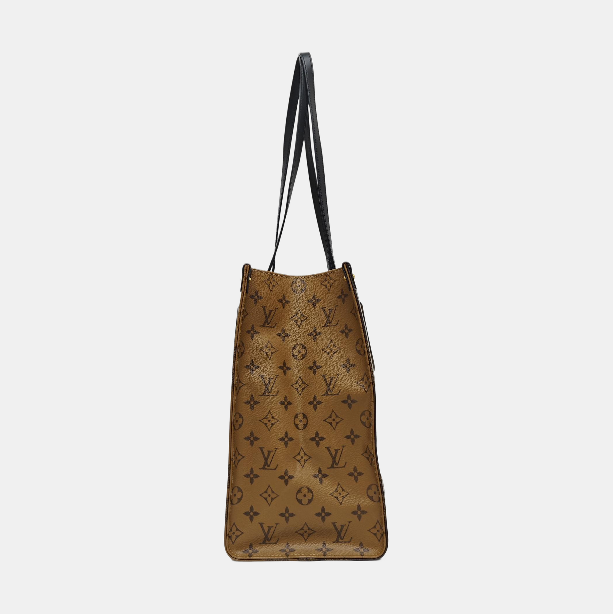 ONTHEGO GM Monogram Coated Canvas Brown