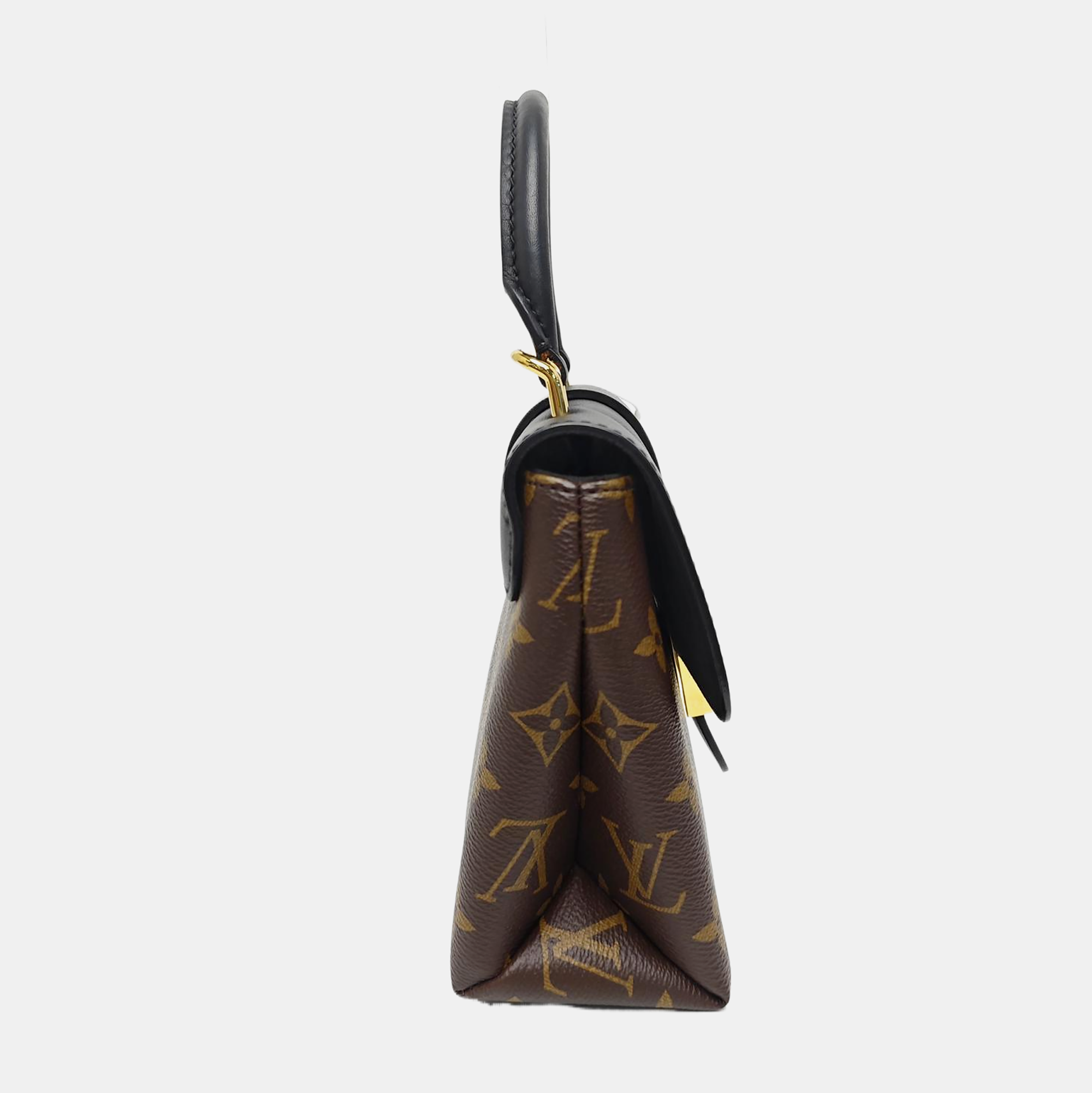 LOCKY BB Monogram Coated Canvas Brown