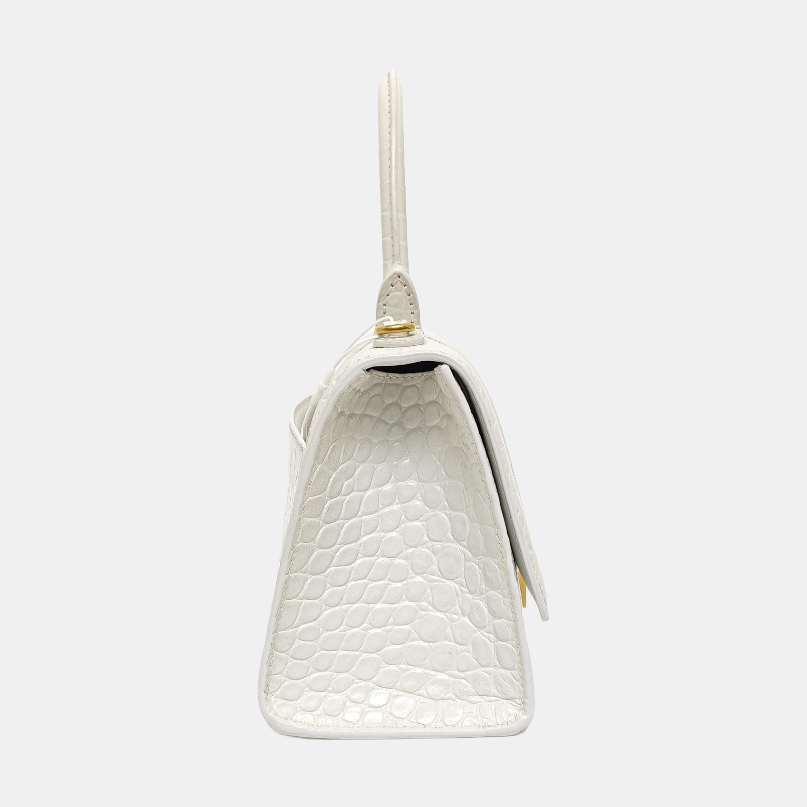 Hourglass S Calfskin White