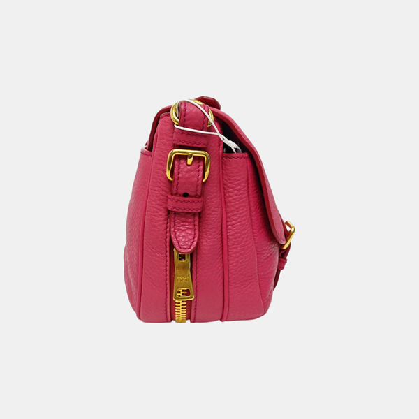 Calfskin Shoulder Bag Red