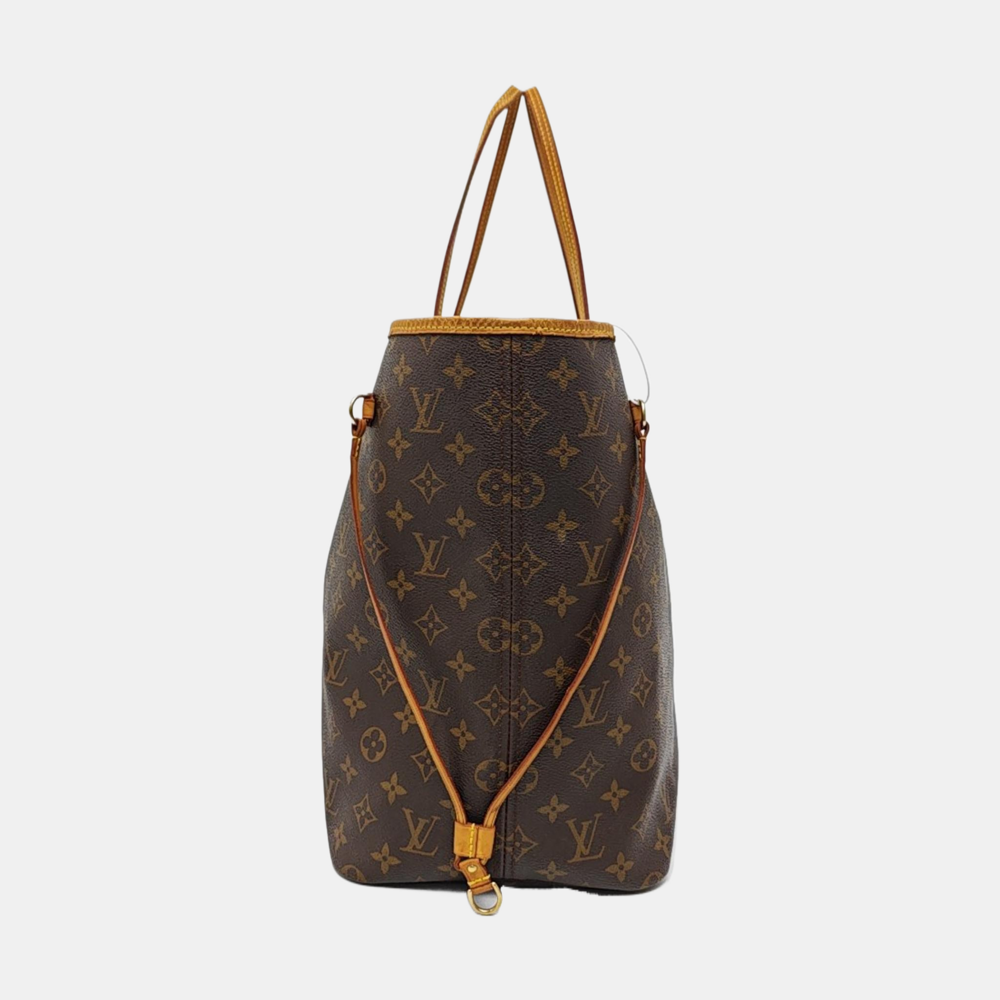 NEVERFULL GM Monogram Coated Canvas Brown