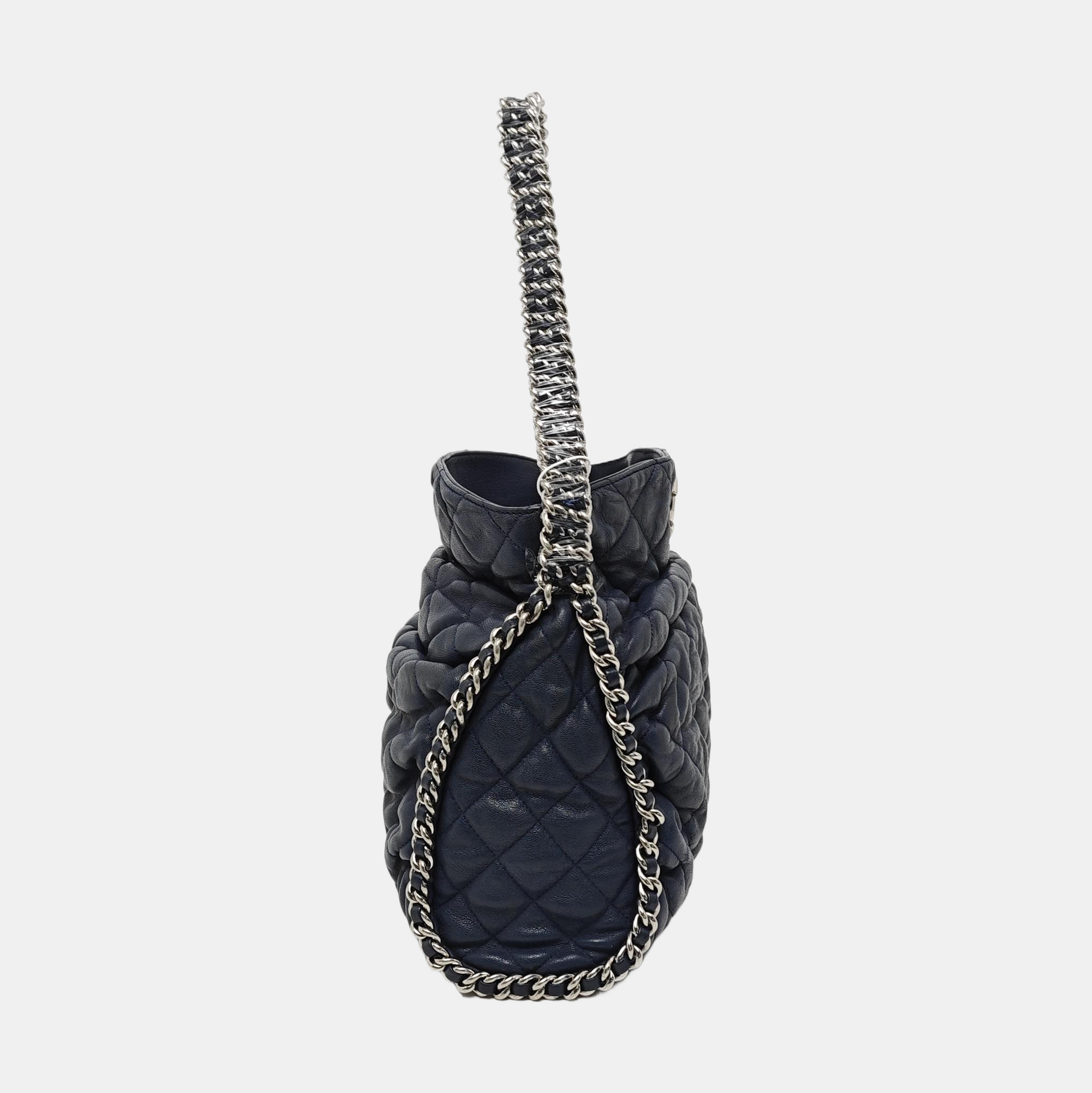 Quilted Lambskin Blue