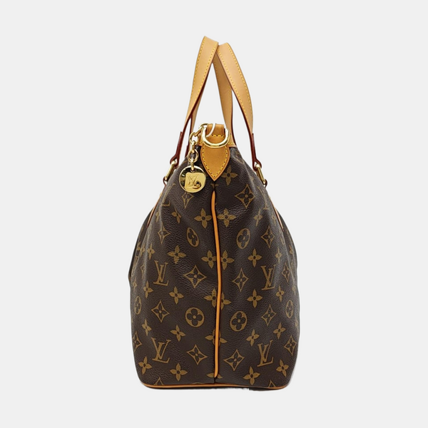 PALERMO PM Monogram Coated Canvas Brown