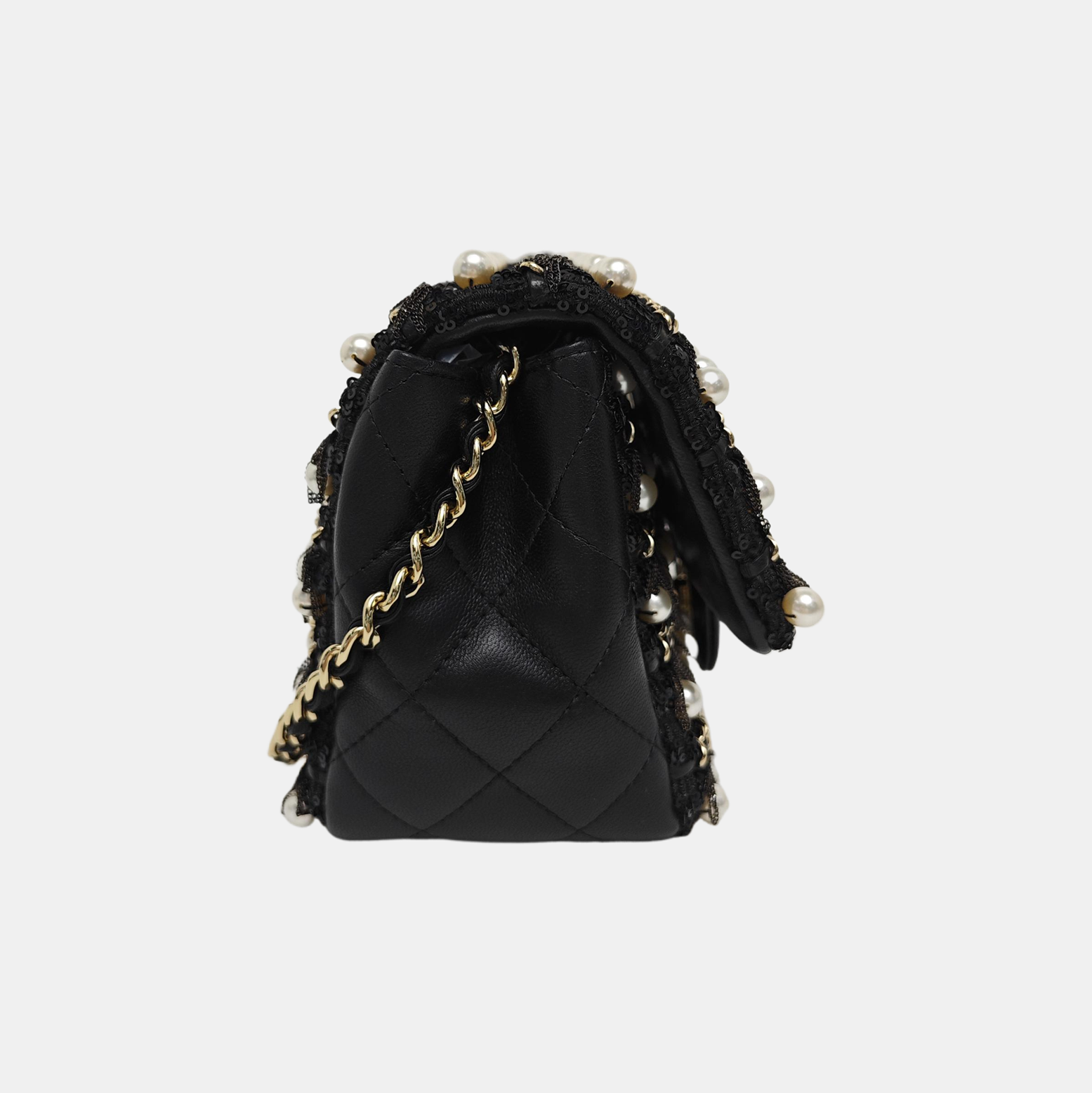 Quilted Lambskin Black