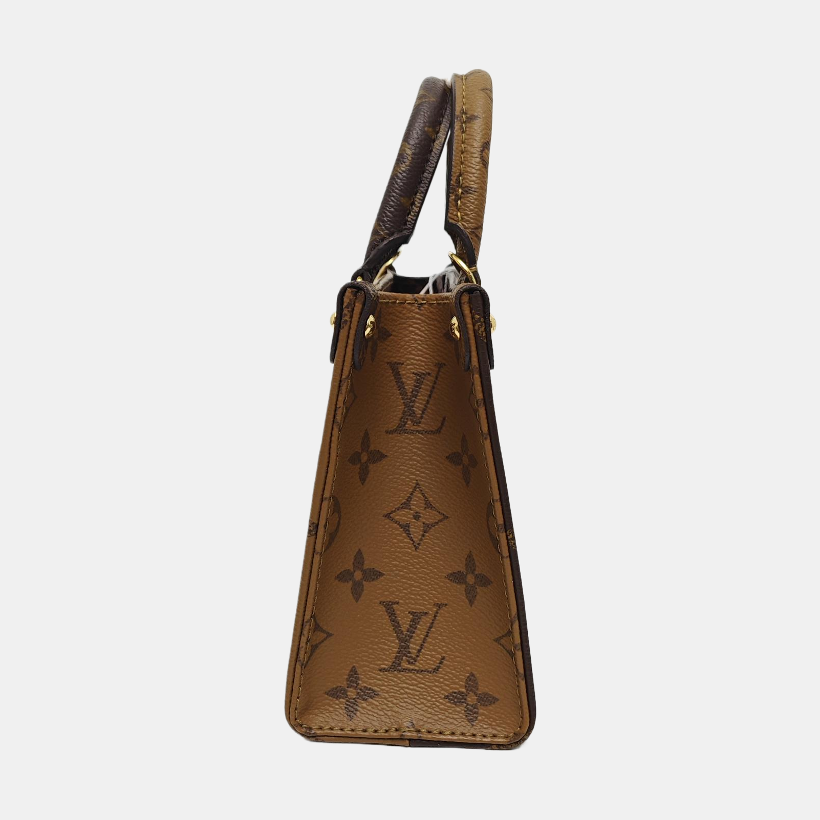 ONTHEGO BB Monogram Coated Canvas Brown