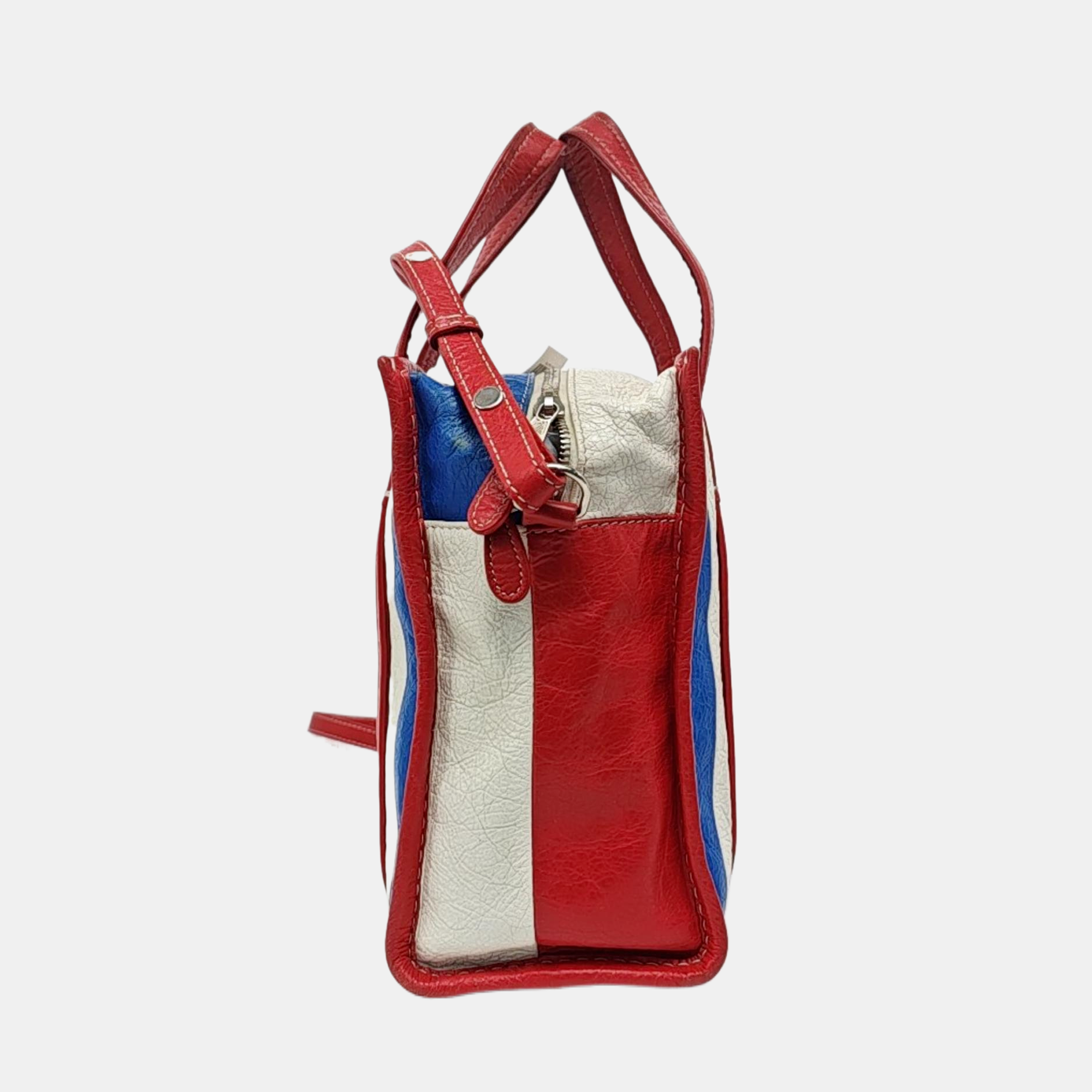 Authenticated pre-owned  Bazar XS Lambskin Red - Tote Bag at Looply