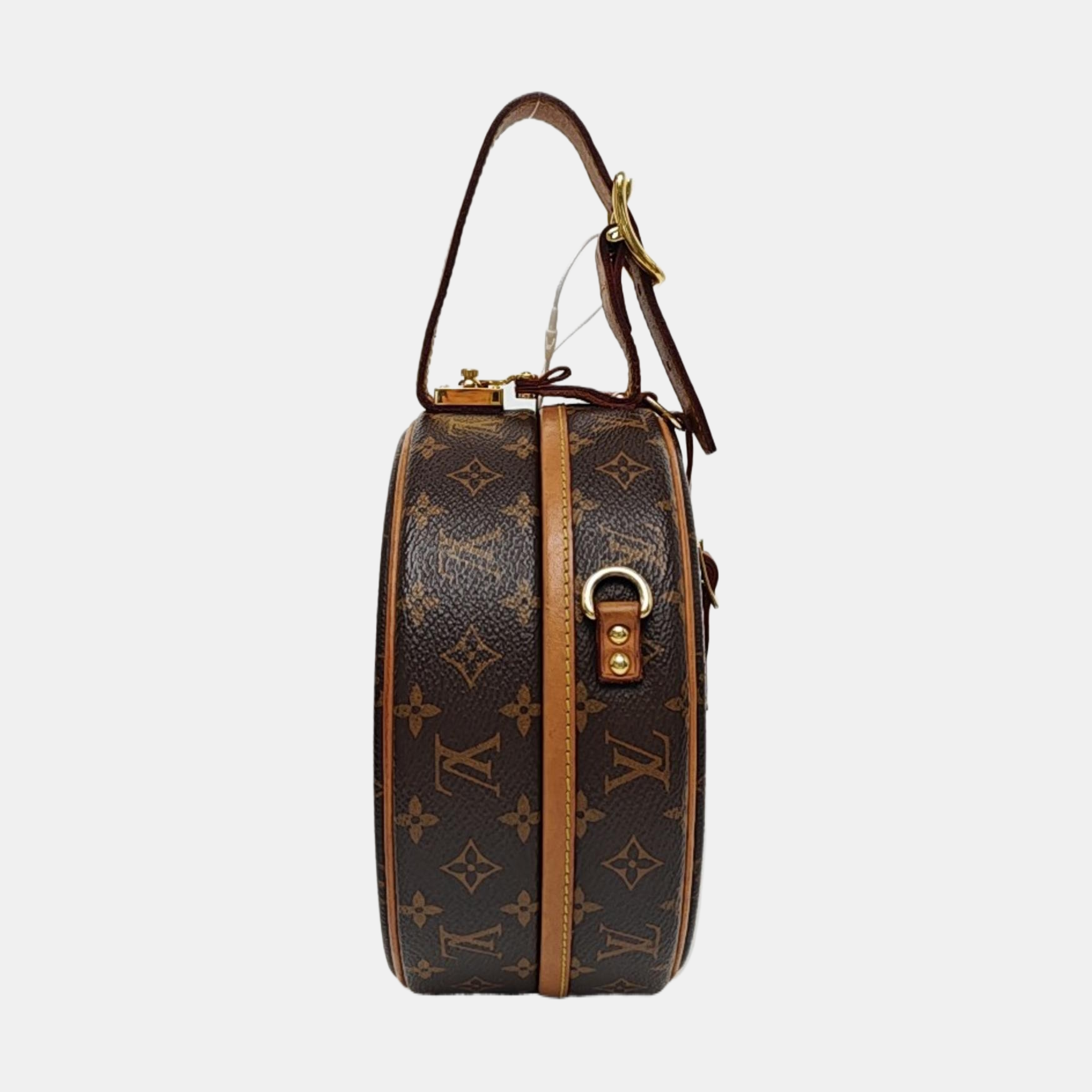 BOITE CHAPEAU PM Monogram Coated Canvas Brown