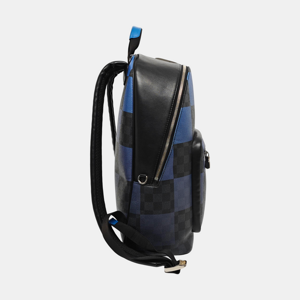 JOSH Damier Graphite Coated Canvas Gray