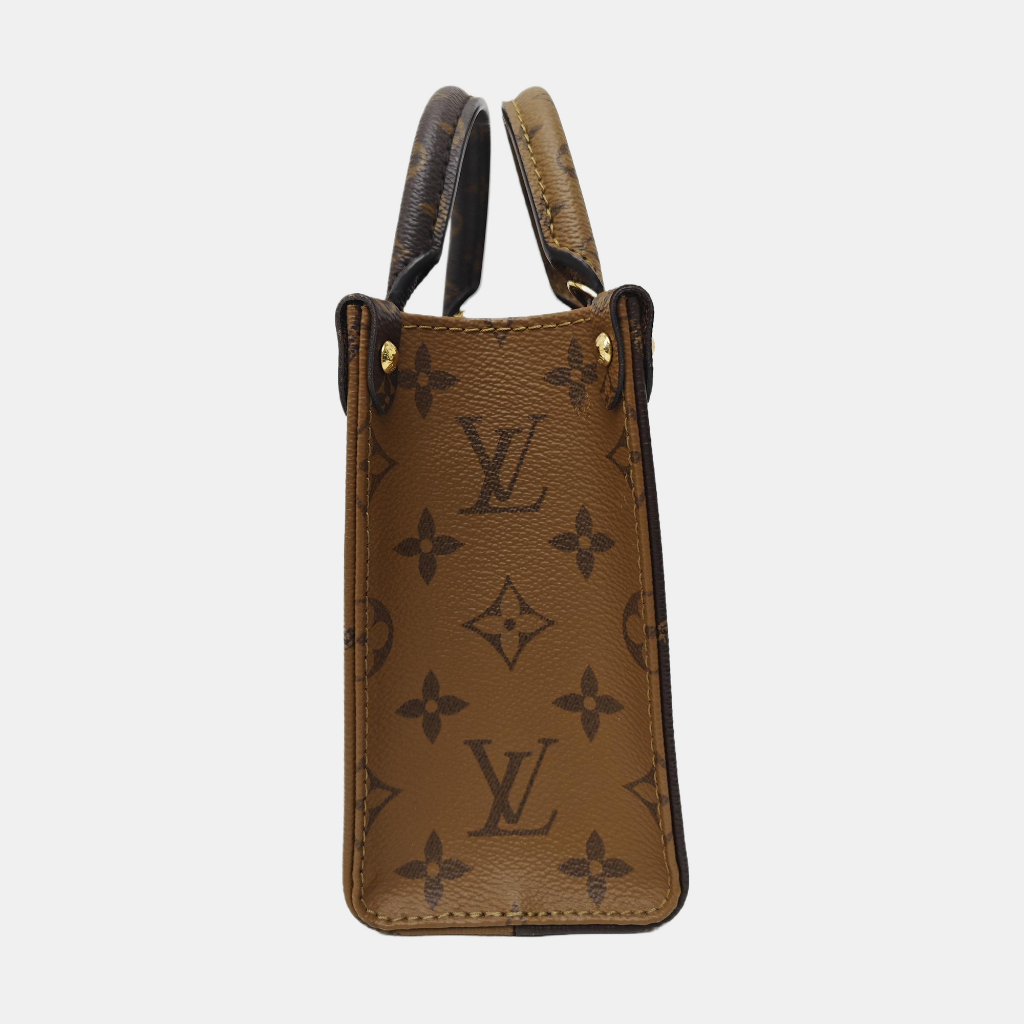 ONTHEGO BB Monogram Coated Canvas Brown
