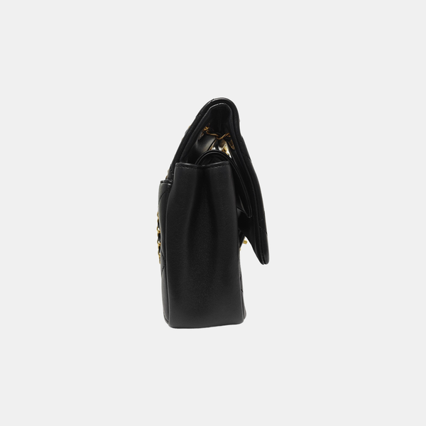 CLASSIC FLAP Jumbo Quilted Lambskin Black