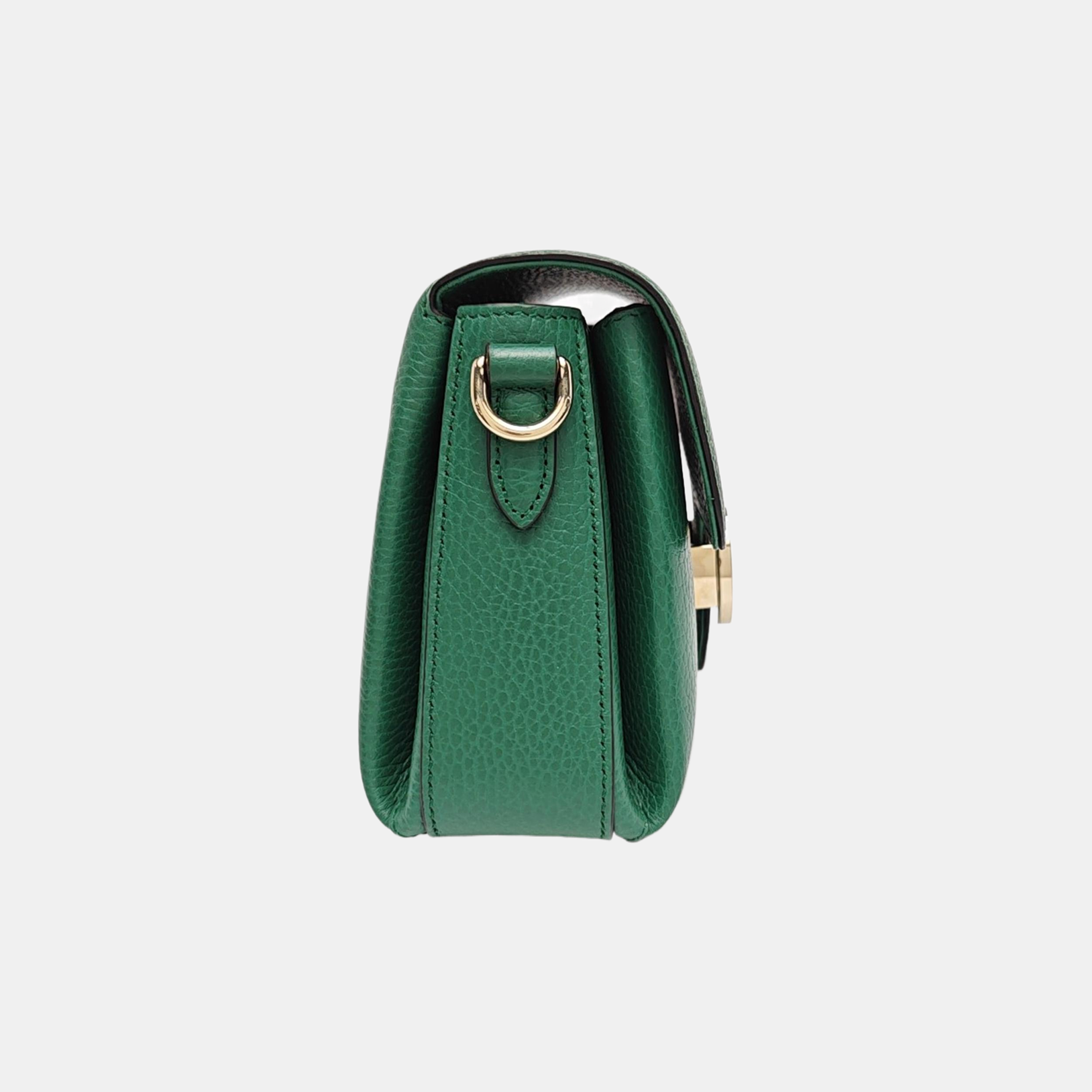 Interlocking G Small Calfskin Green