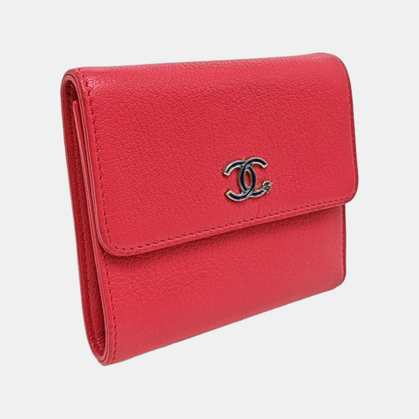 Calfskin Wallet Red
