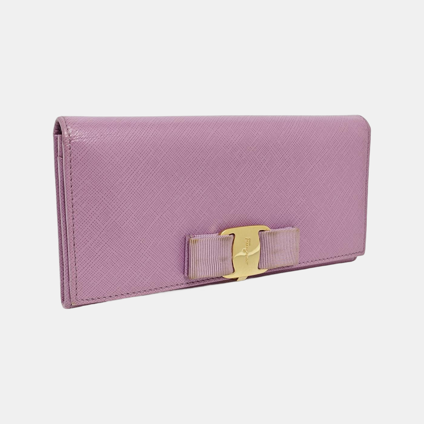 Authenticated pre-owned  Vara Calfskin Purple Wallet - Wallet at Looply
