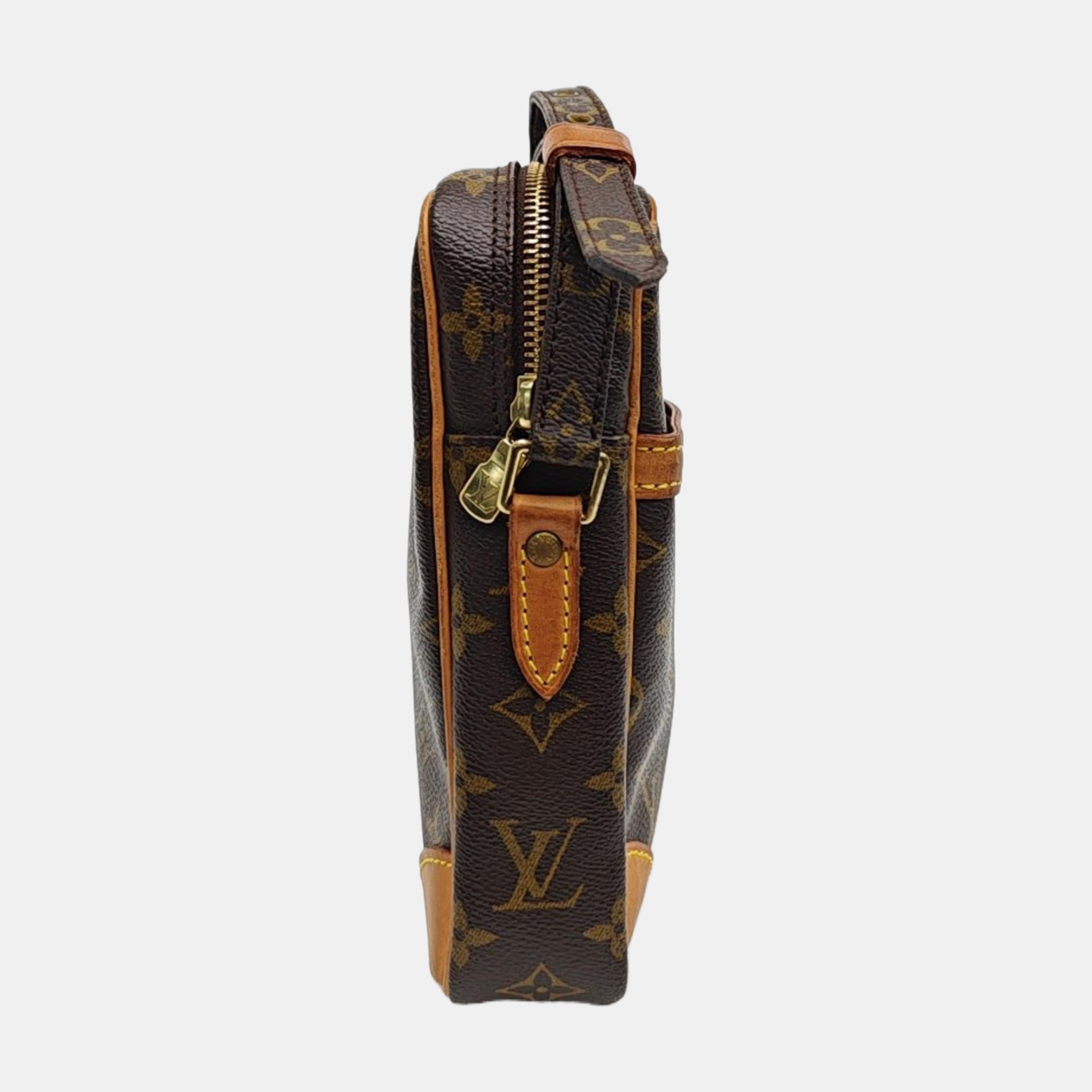 DANUBE Monogram Coated Canvas Brown