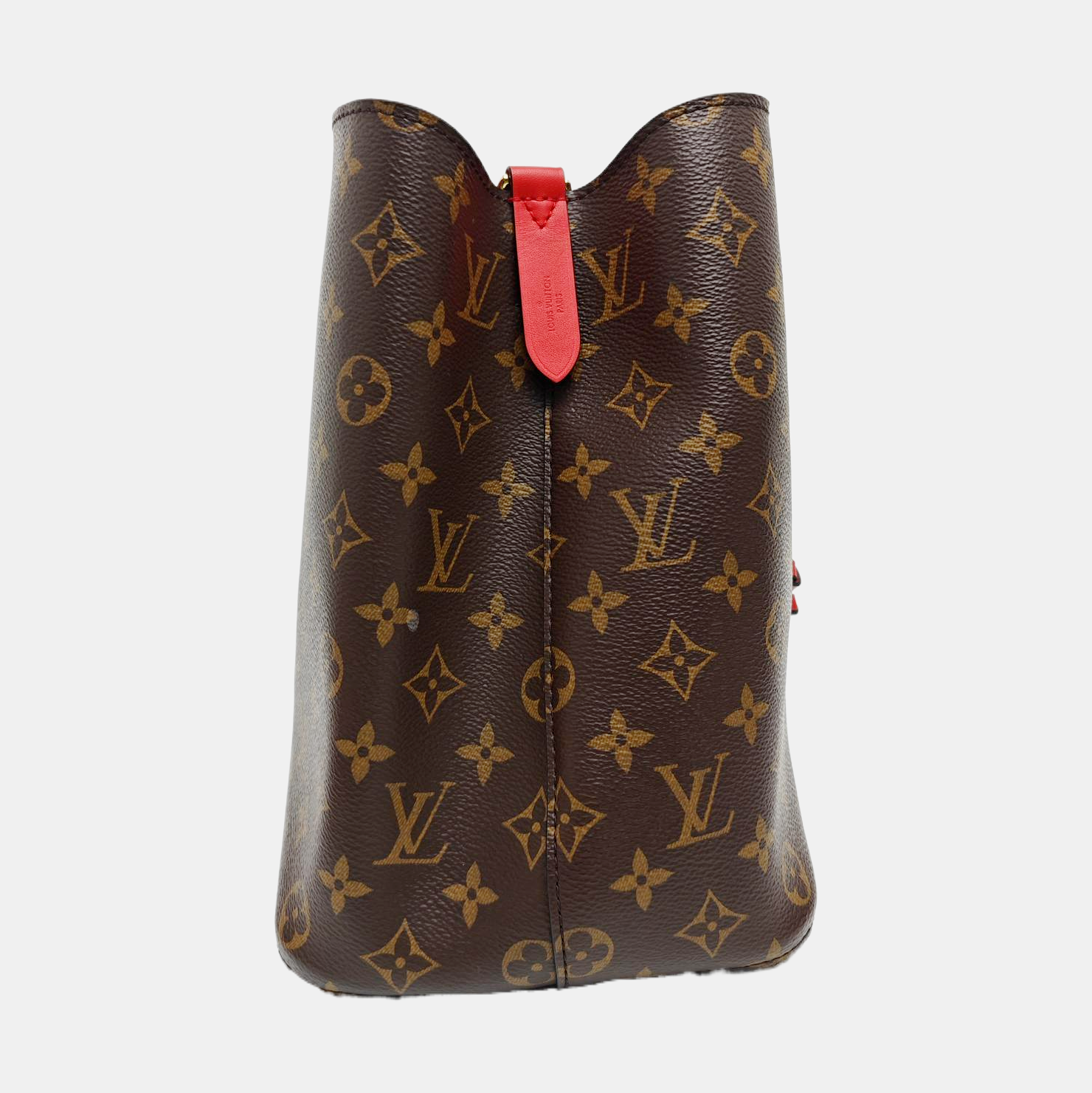 NÉONOÉ MM Monogram Coated Canvas Brown