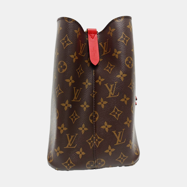 NÉONOÉ MM Monogram Coated Canvas Brown