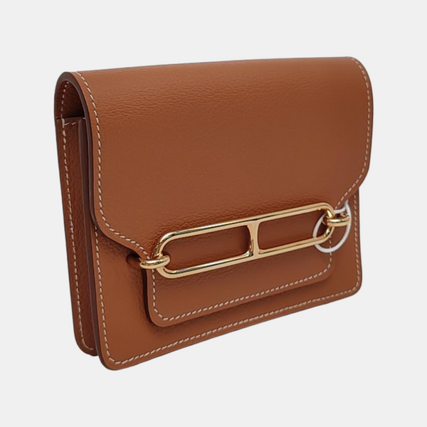 Monedero Roulis Slim Evercolor marrón