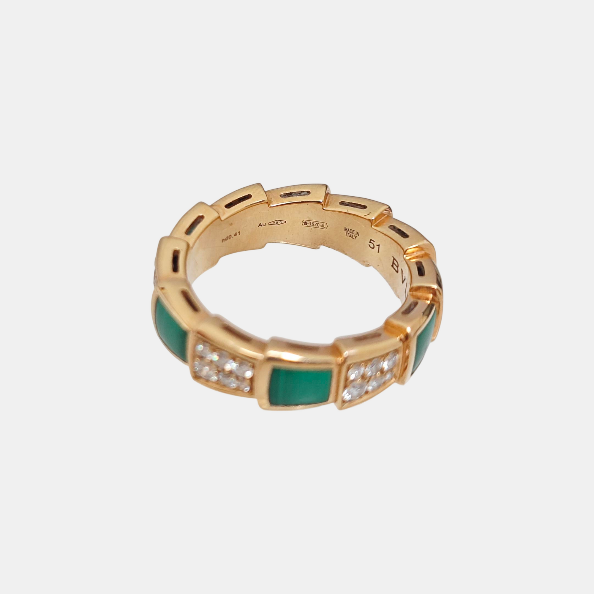 SERPENTI 18k Rose Gold Ring EU 51