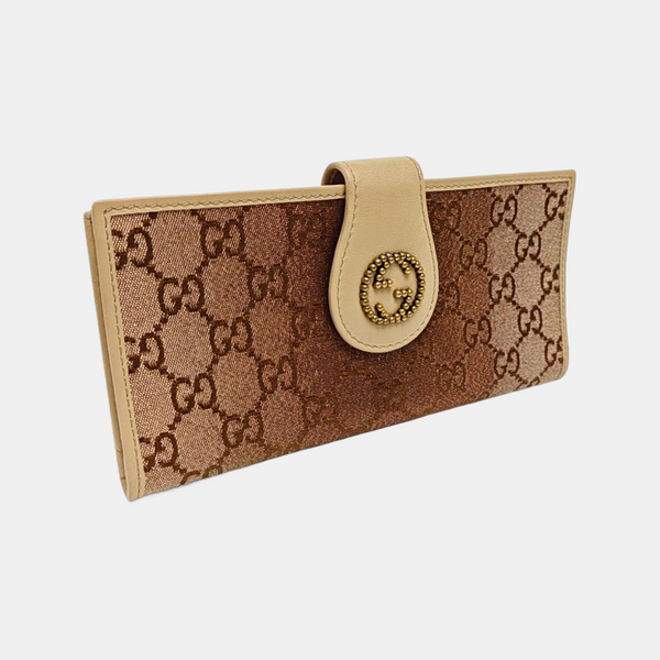 Monogram Canvas Wallet Pink