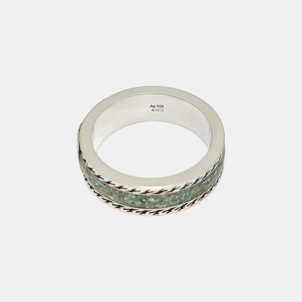 Interlocking G 925 Sterling Silver Ring HK 15