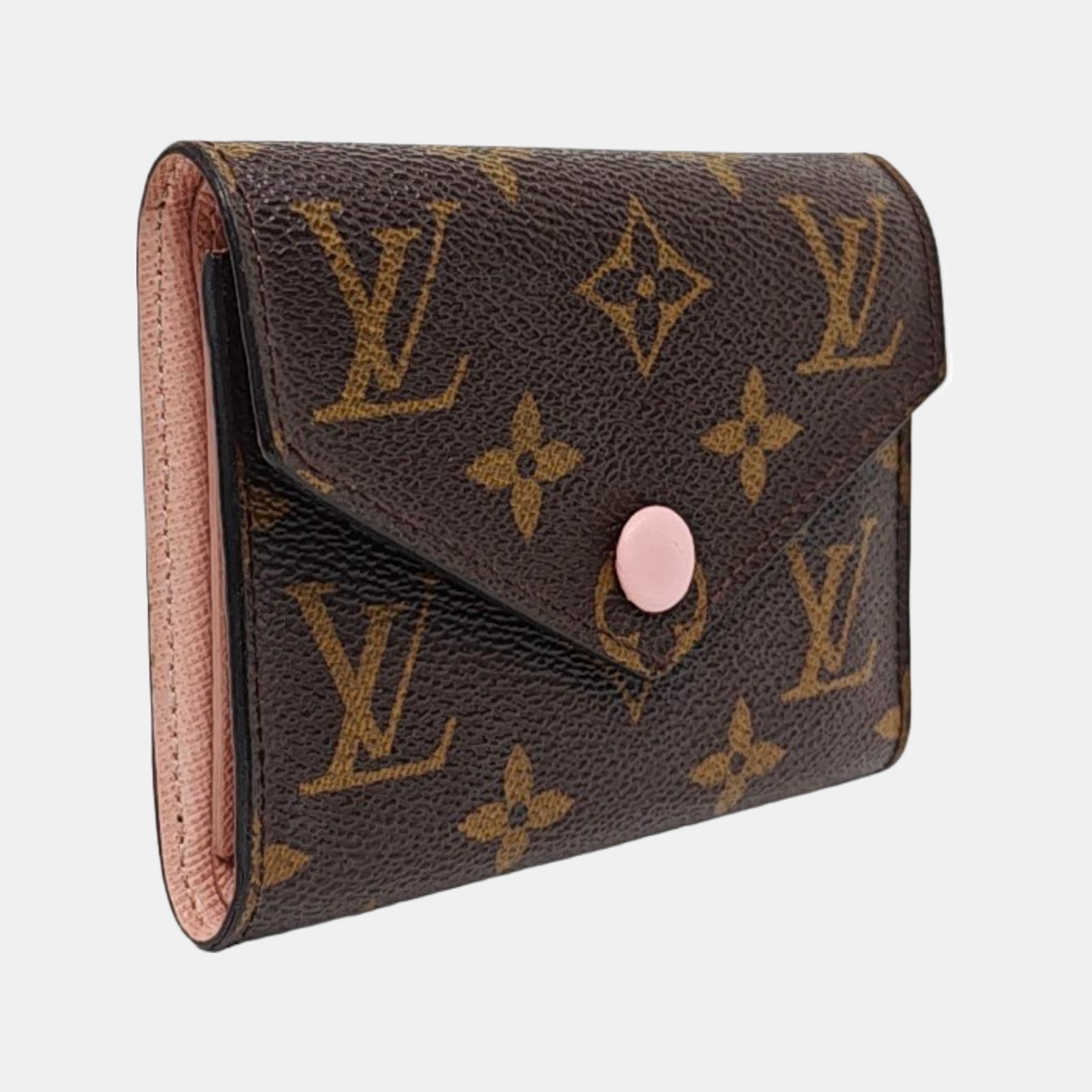 VICTORINE Monogram Coated Canvas Brown Wallet