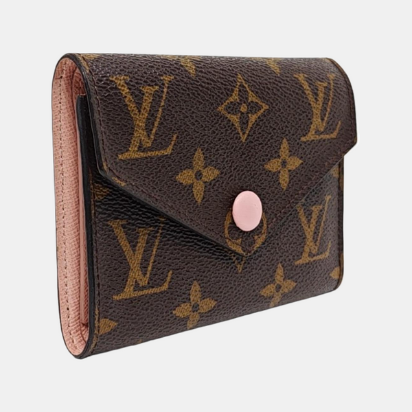 VICTORINE Monogram Coated Canvas Brown Wallet