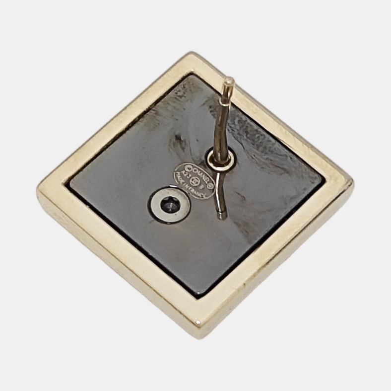 Metal Gold Stud Earrings