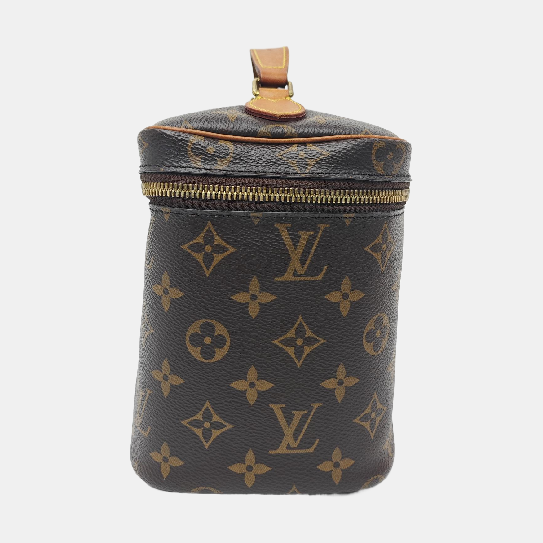 NICE BB Monogram Coated Canvas Brown