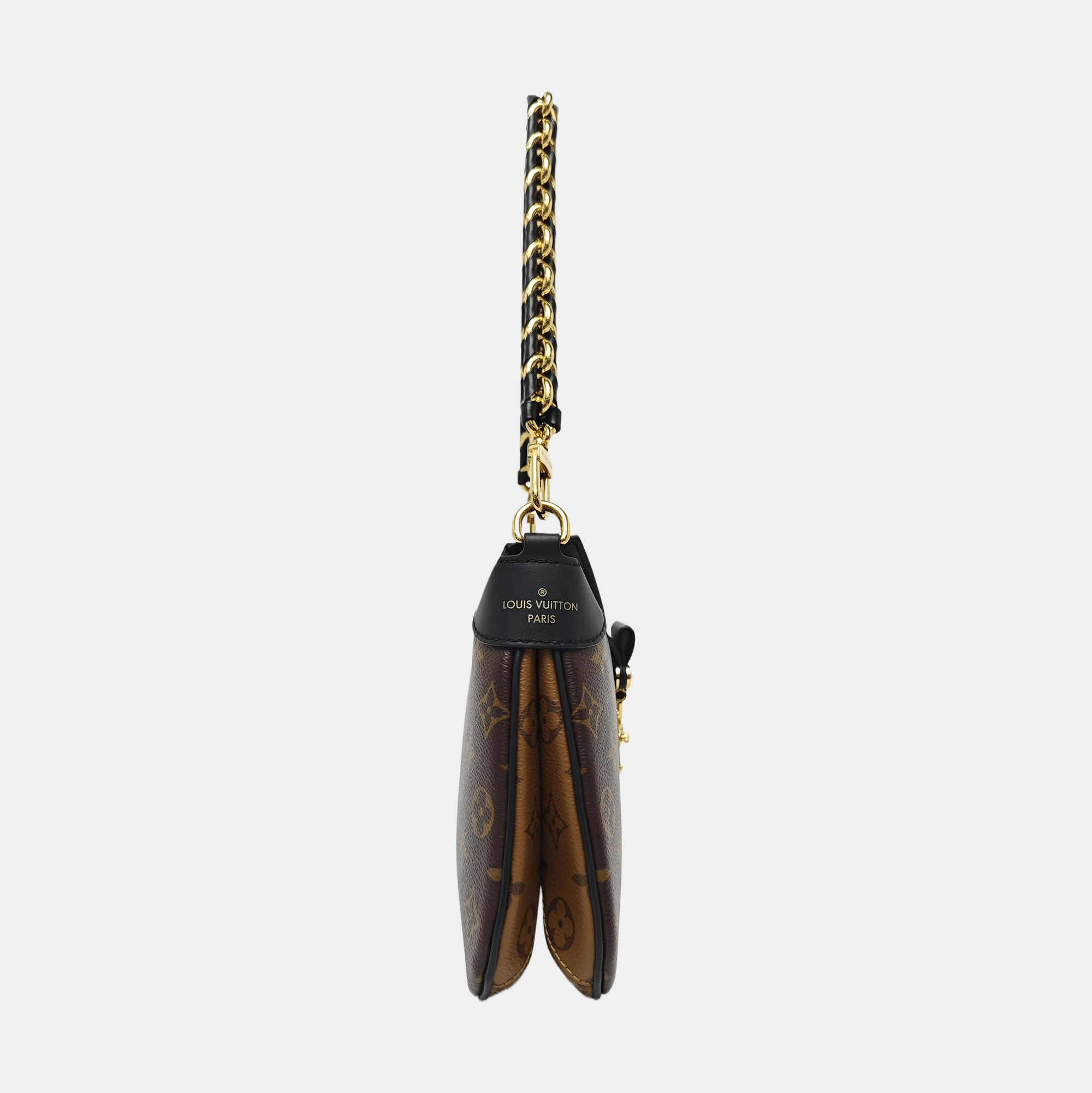 TWINNY Monogram Coated Canvas Brown