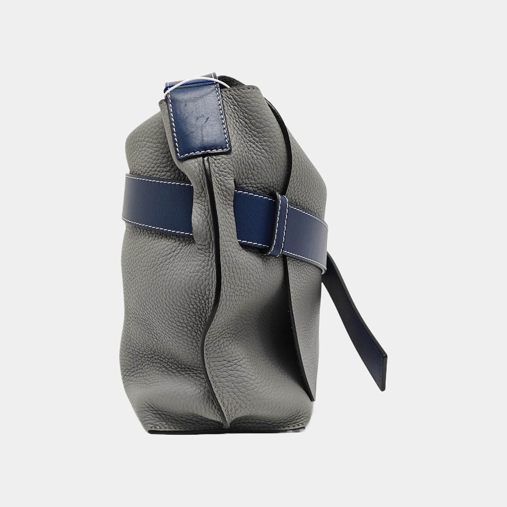 Calfskin Shoulder Bag Gray