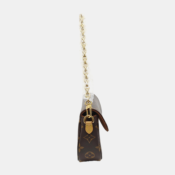 IVY Monogram Coated Canvas Brown