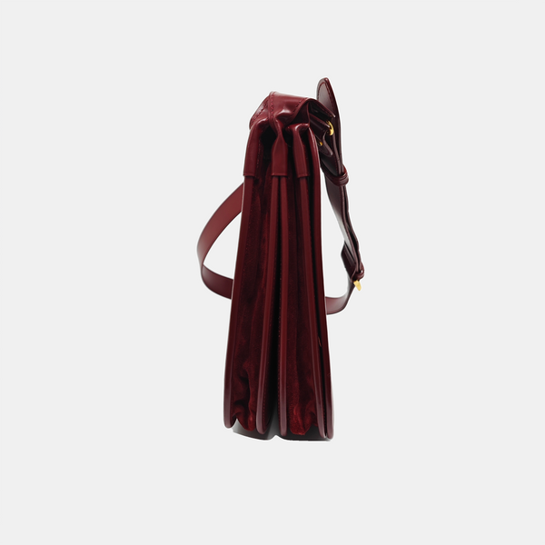 Calfskin Shoulder Bag Red