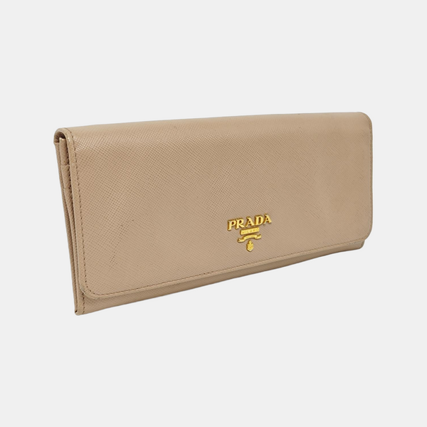Calfskin Wallet Beige