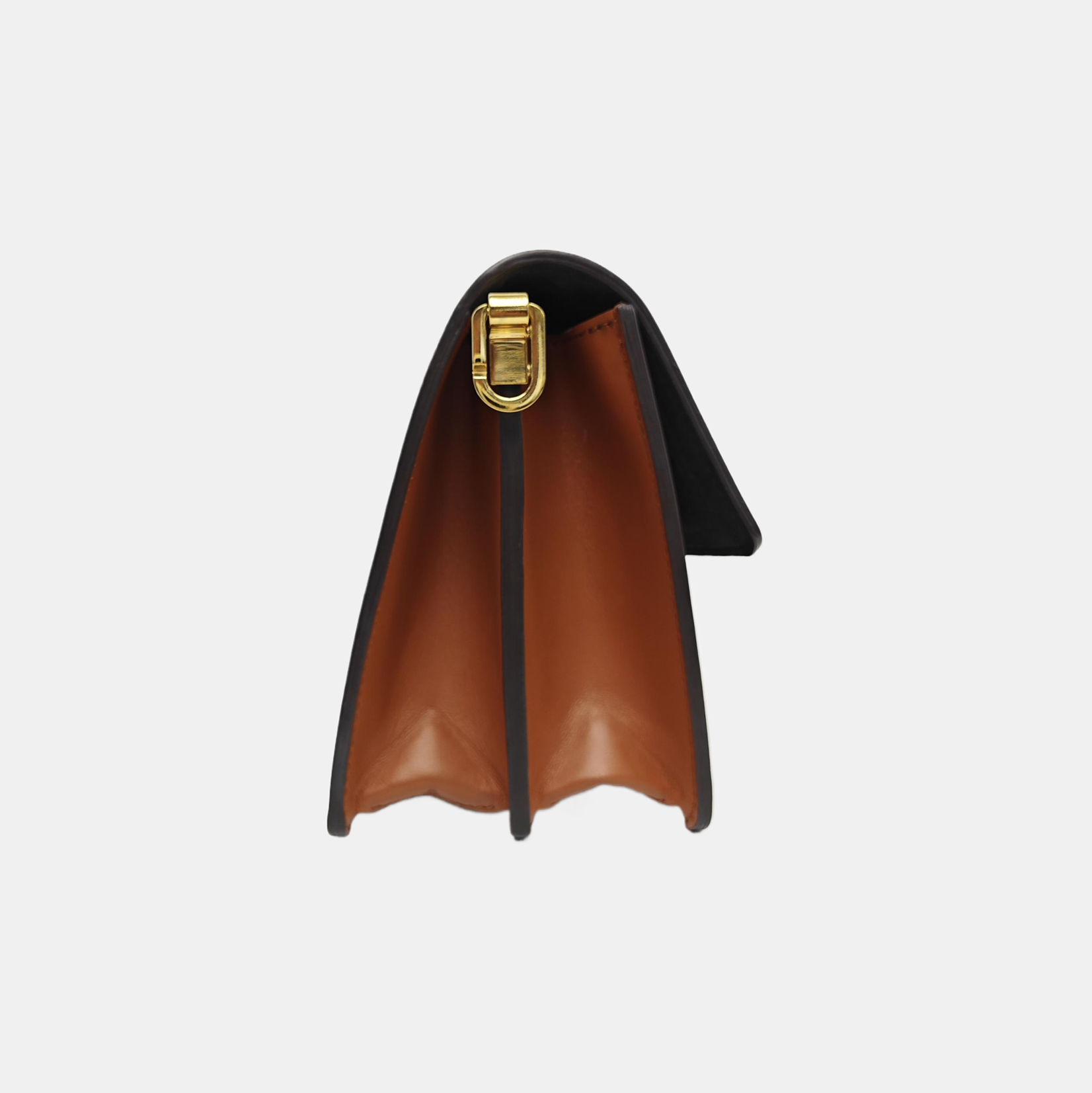 DAUPHINE MM Monogram Coated Canvas Brown