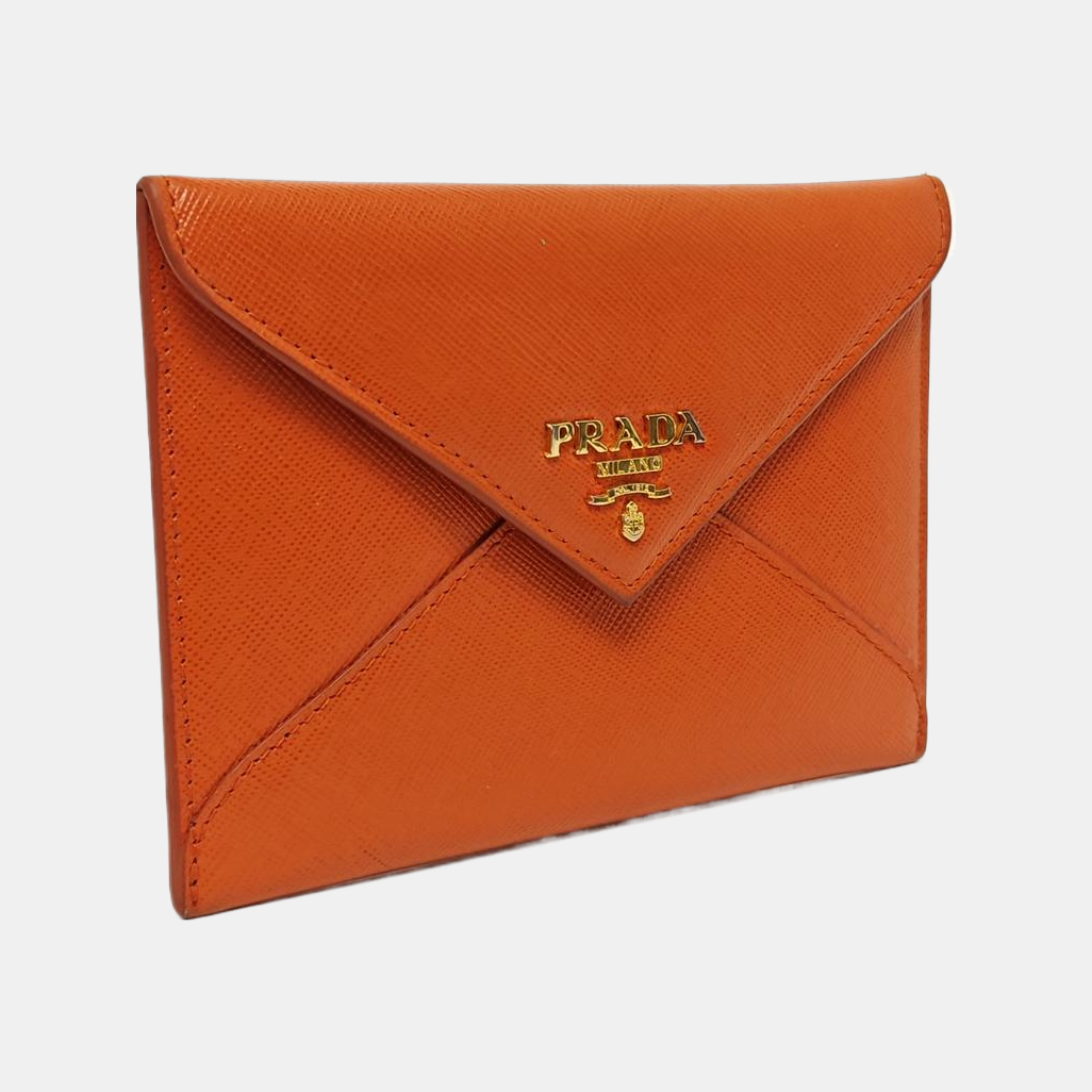 Calfskin Wallet Orange