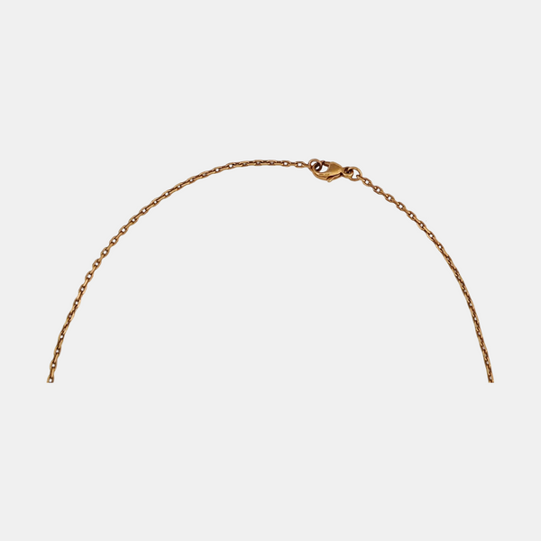 Pop H Metal Rose Gold Necklace