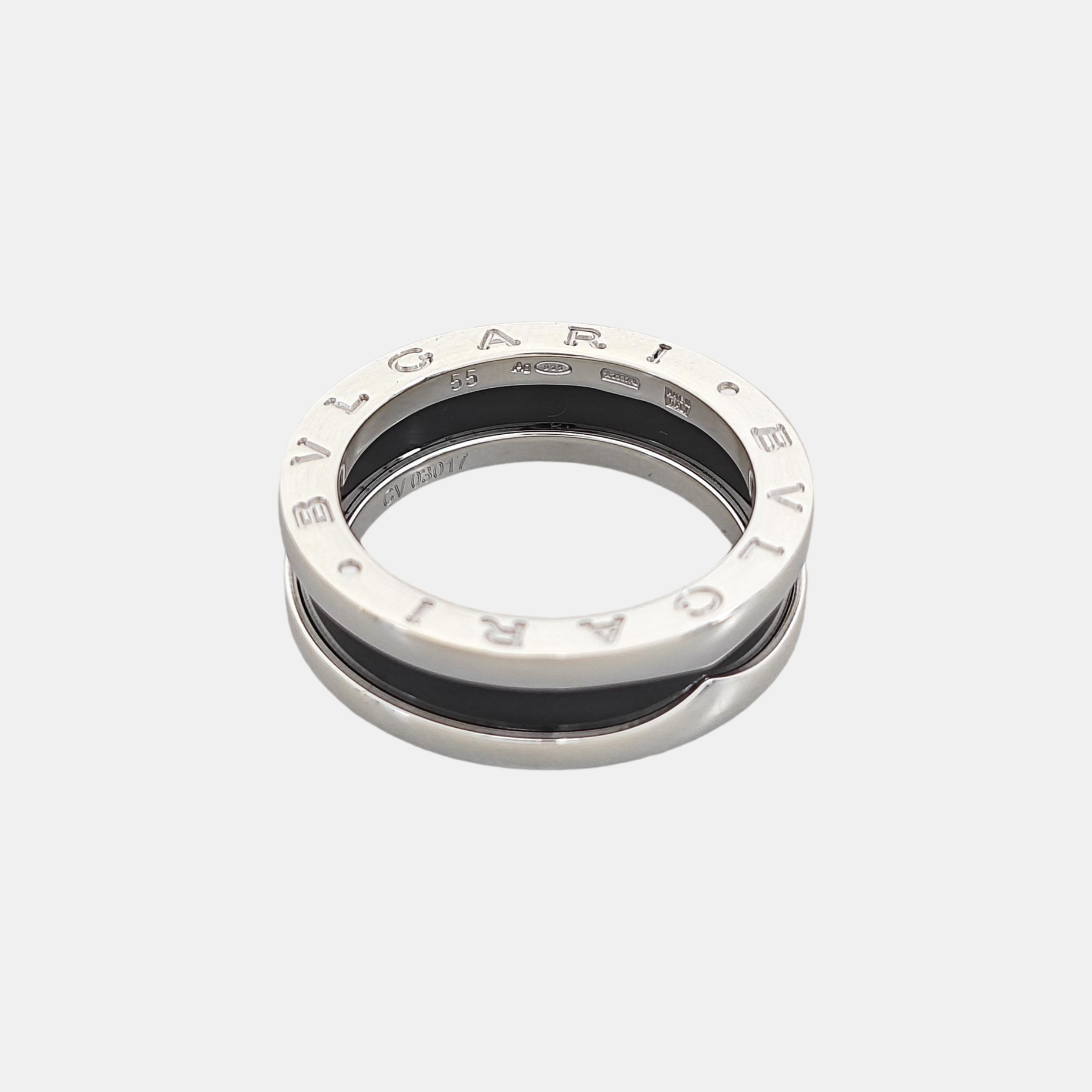 B.ZERO1 925 Sterling Silver Ring EU 55