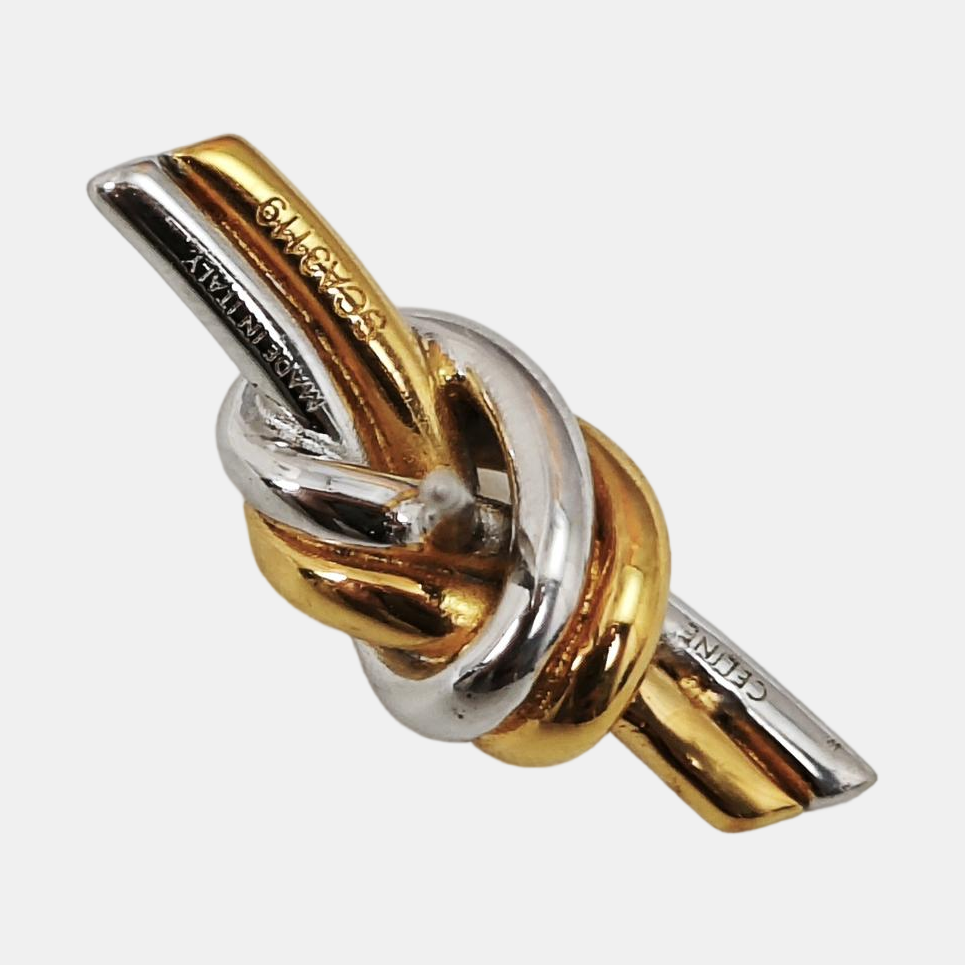 KNOT Brass Gold Stud Earrings