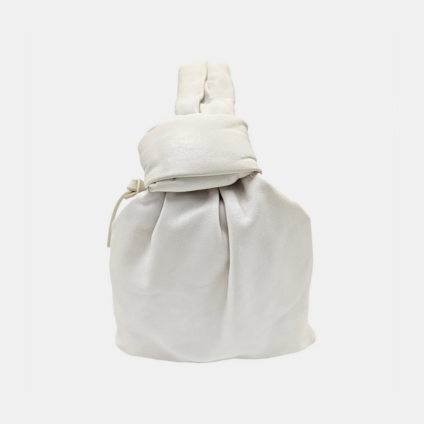 Authenticated pre-owned  Jodie Calfskin White - Top Handle Bag at Looply
