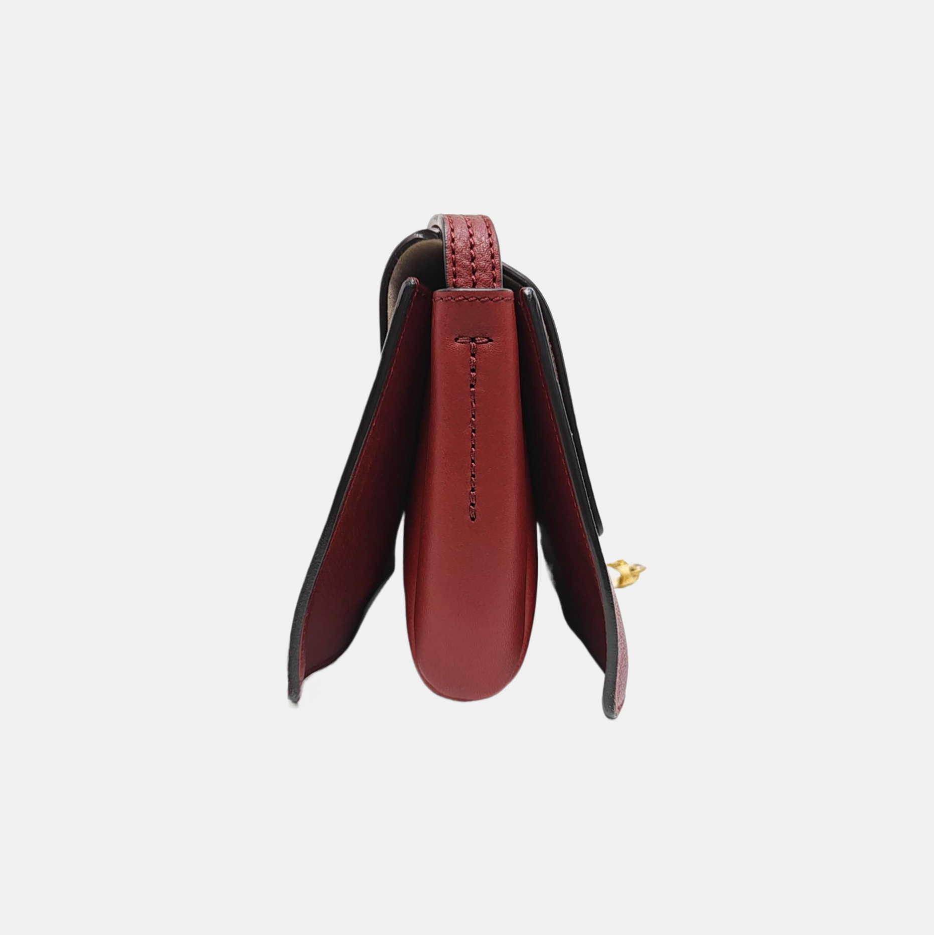 Authenticated pre-owned  Faye Small Calfskin Red - Shoulder Bag at Looply