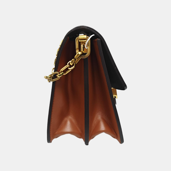 DAUPHINE MM Monogram Coated Canvas Brown