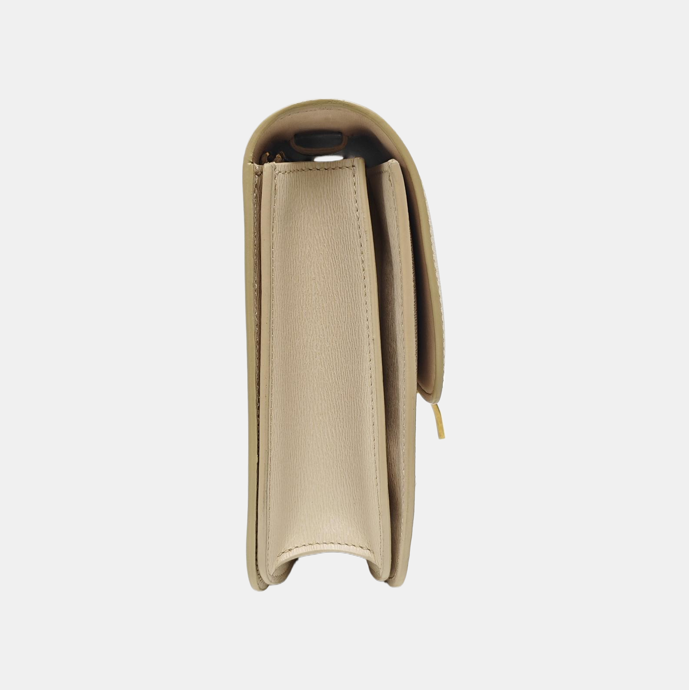 CLASSIC BOX Medium Calfskin Beige