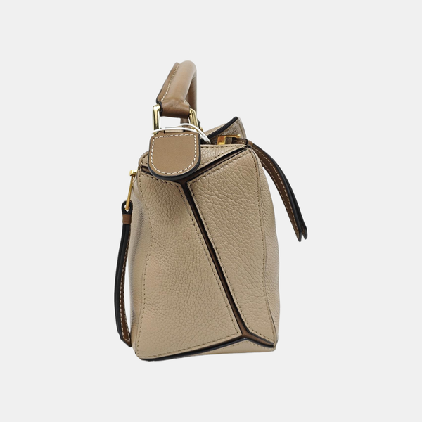 Puzzle Small Calfskin Beige