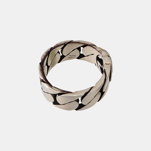 Interlocking G 925 Sterling Silver Ring HK 14