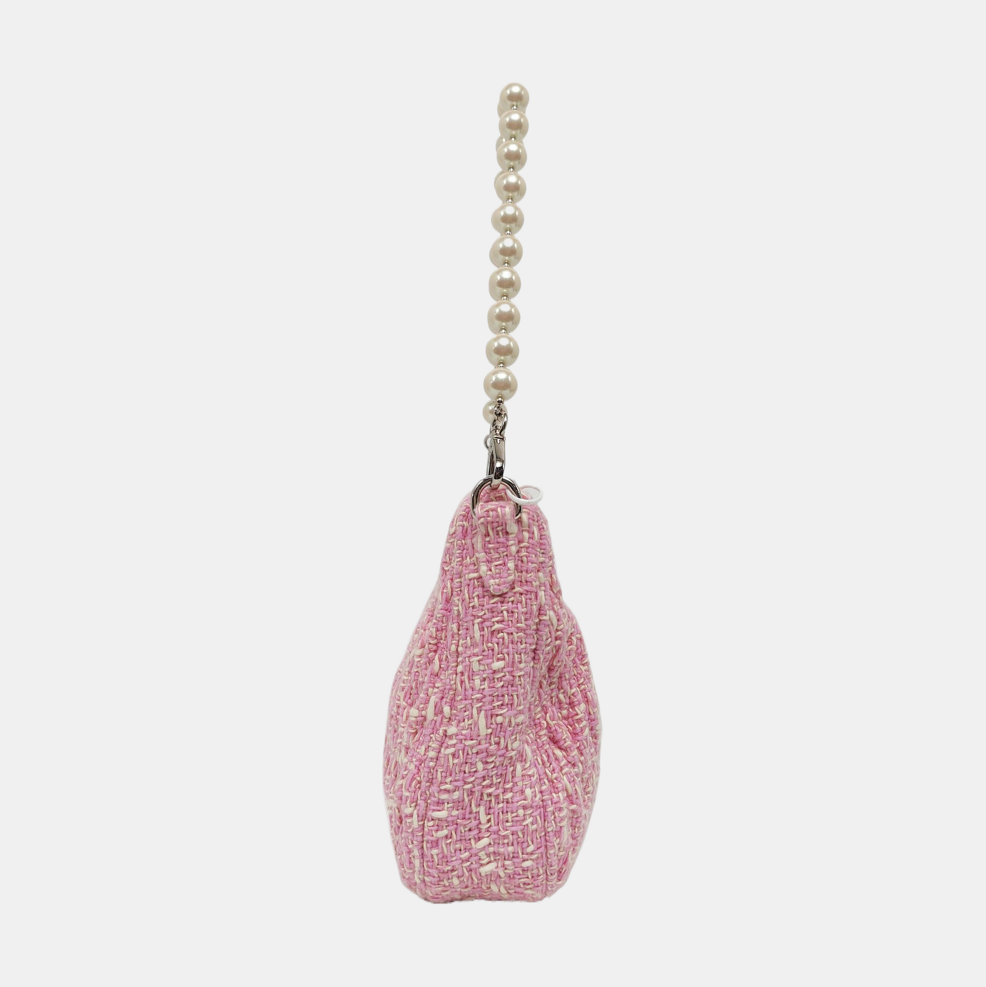 Fabric Crossbody Bag Pink