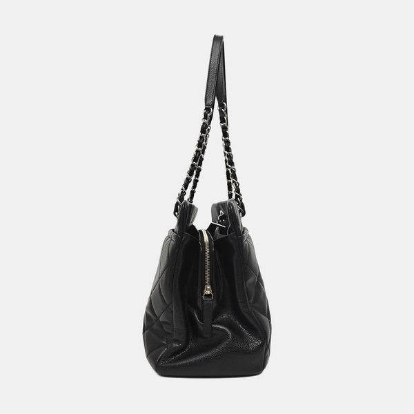 CC TIMELESS SOFT Quilted Grained Calfskin Black