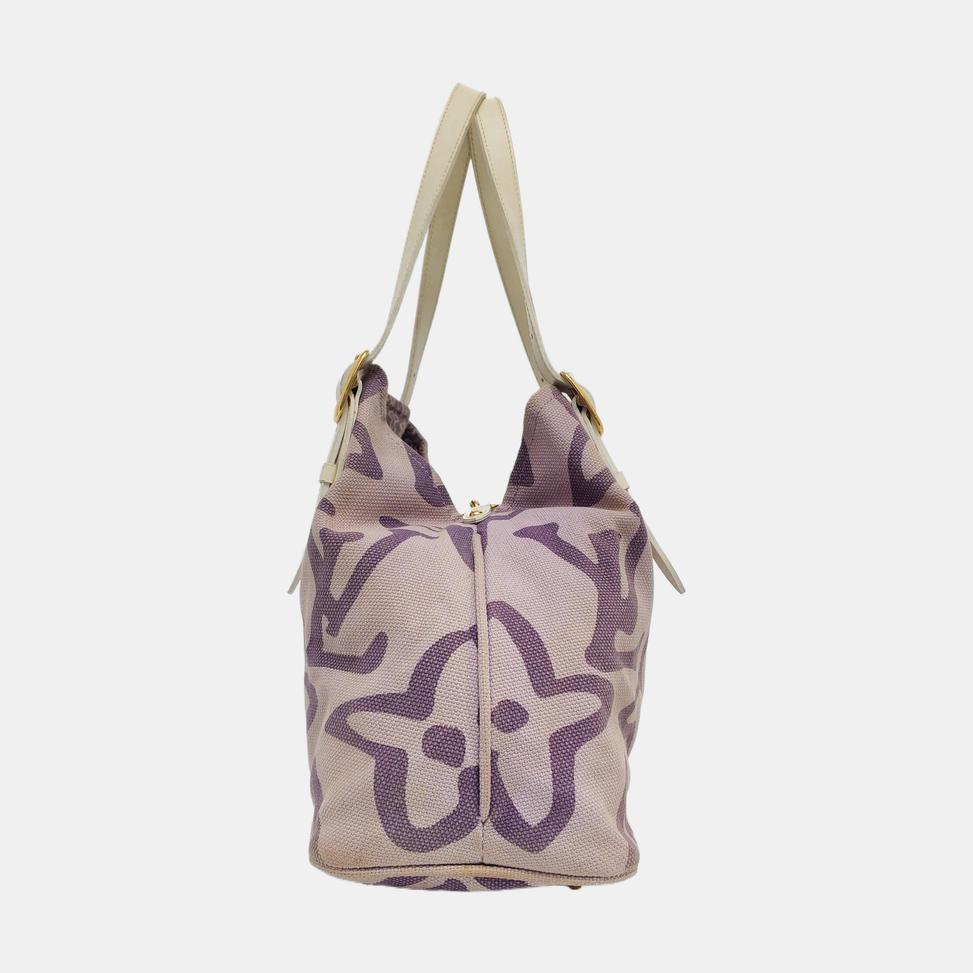 TAHITIENNE CABAS MM Monogram Canvas Purple