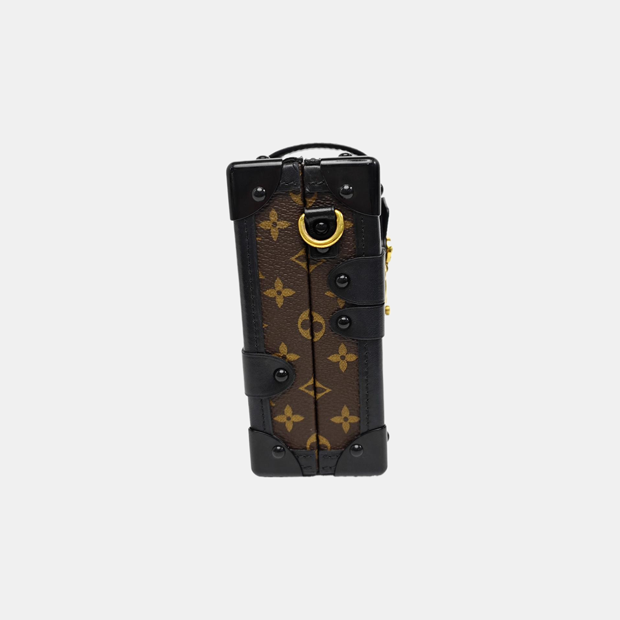 PETITE MALLE Monogram Coated Canvas Brown